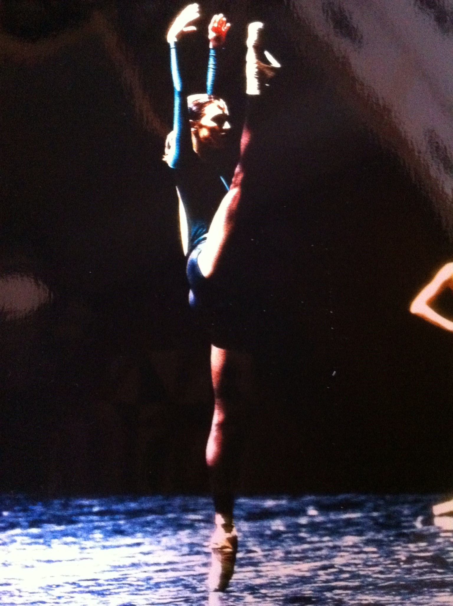 In the middle somewhat elevated