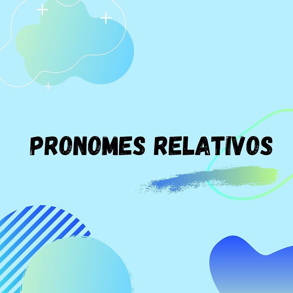 Coesão - Uso dos pronomes relativos
