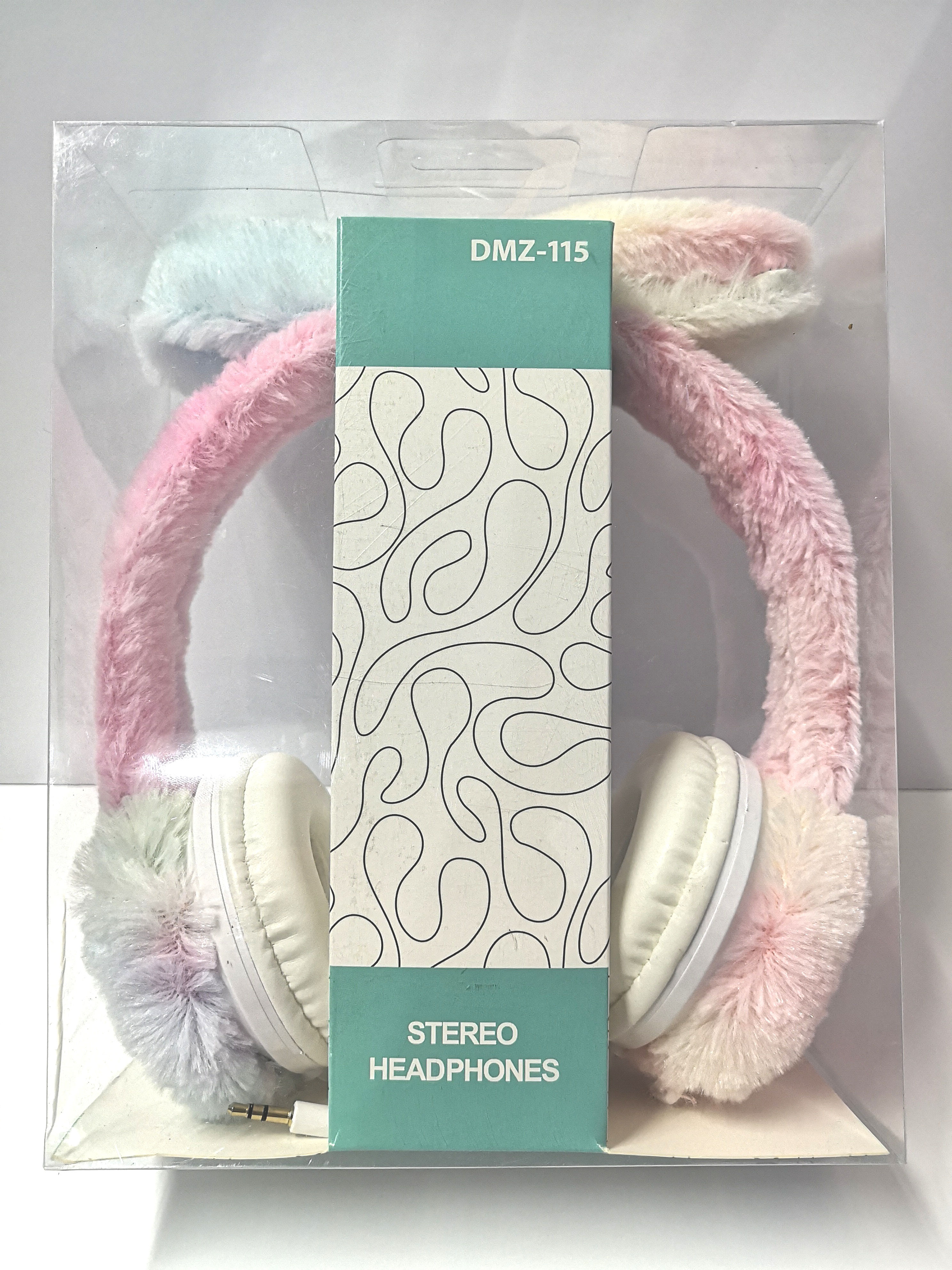 AUDÍFONOS DIADEMA OREJAS DE CONEJO PELUCHE