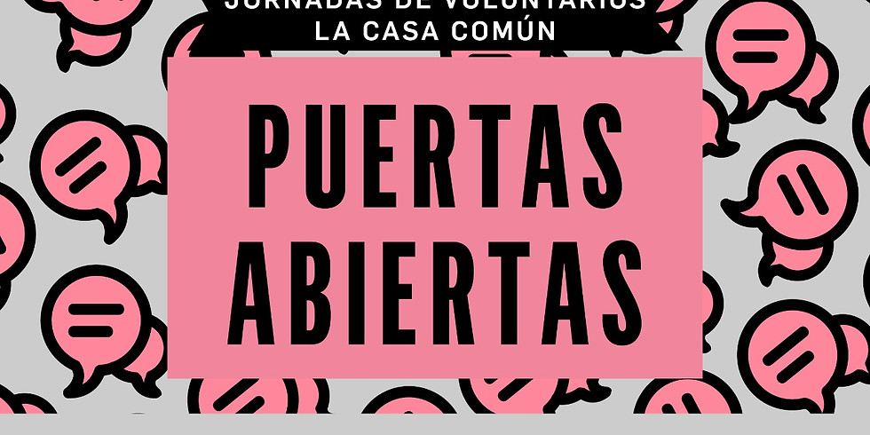 Puertas Abiertas: jornadas de voluntarios