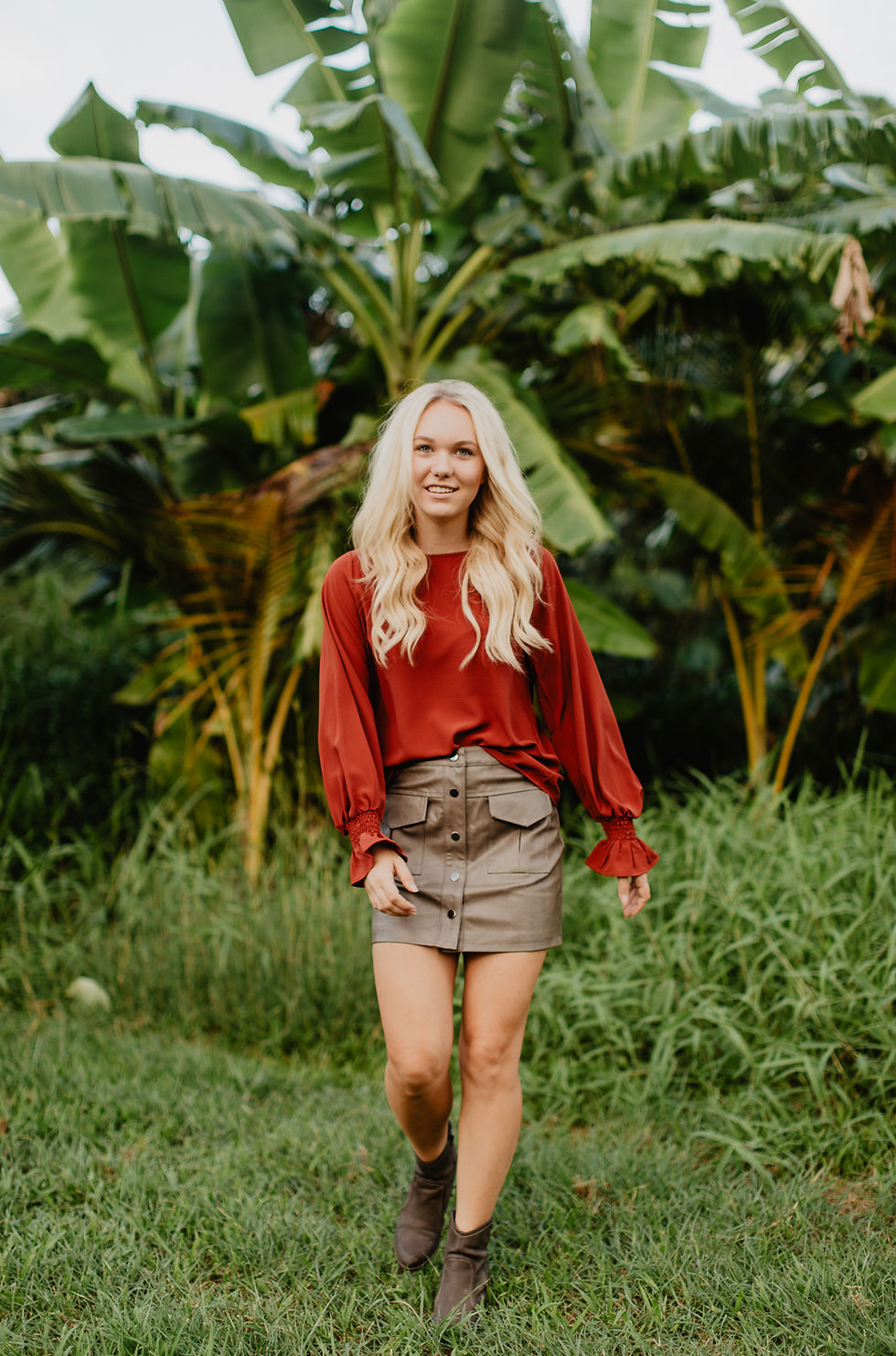 Thumbnail: Give Me Gray Button Down Mini Skirt