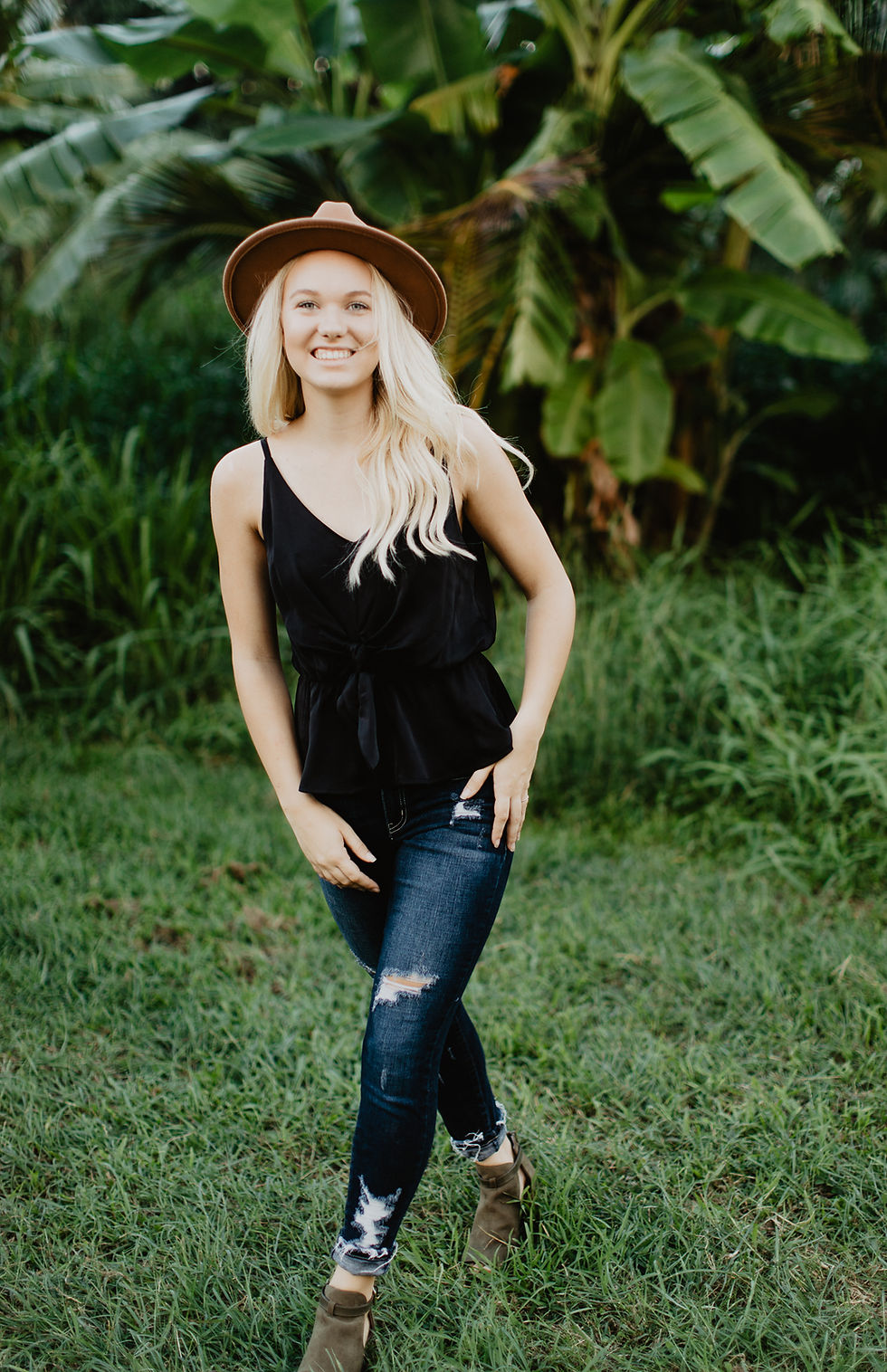 Thumbnail: Mysterious Vibes Tie Front Blouse