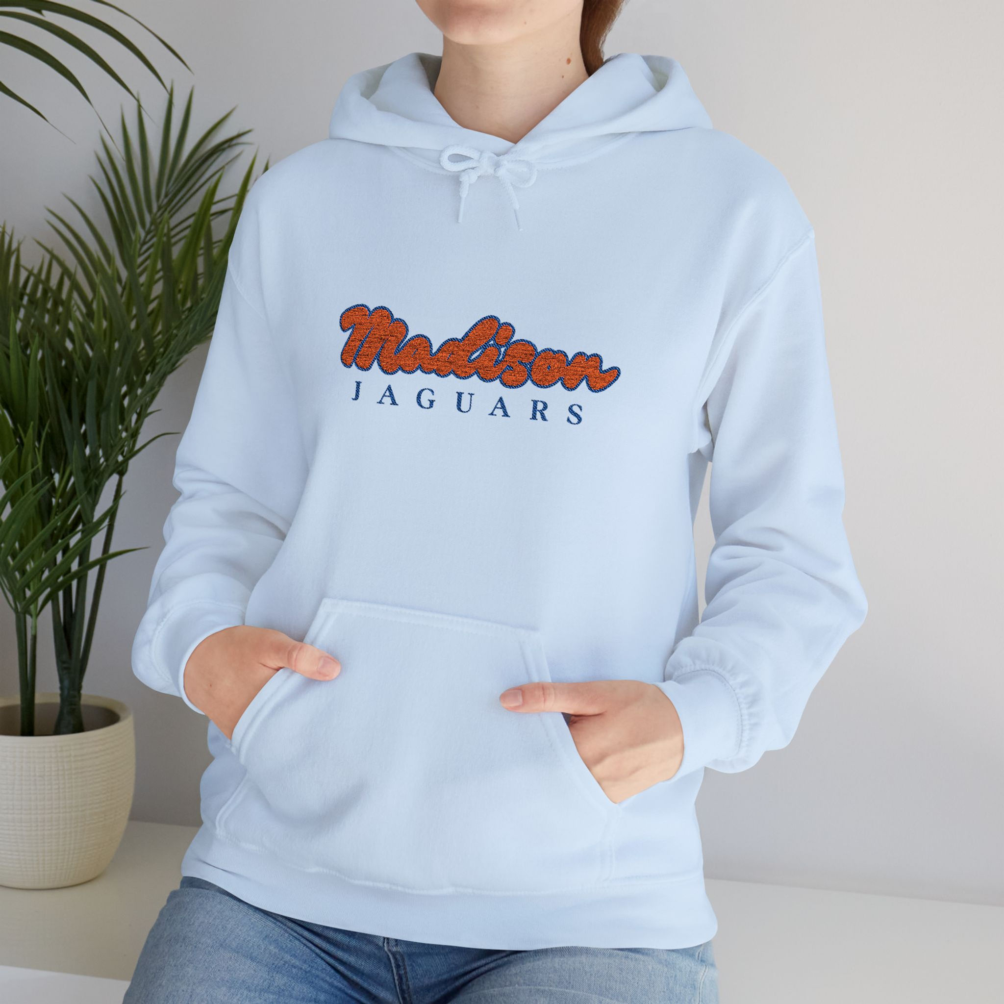 Unisex Madison Jaguars Heavy Blend Hoodie (Embroidery)