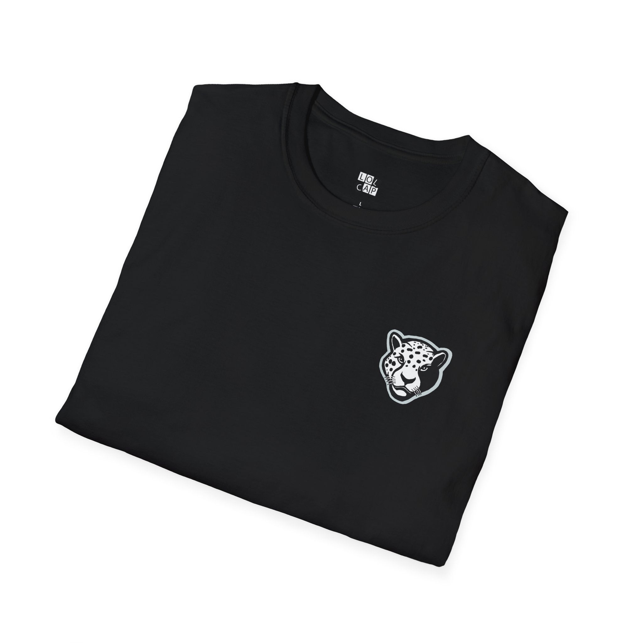 Unisex Jaguar Head Soft-Style Shirt (black & white logo)