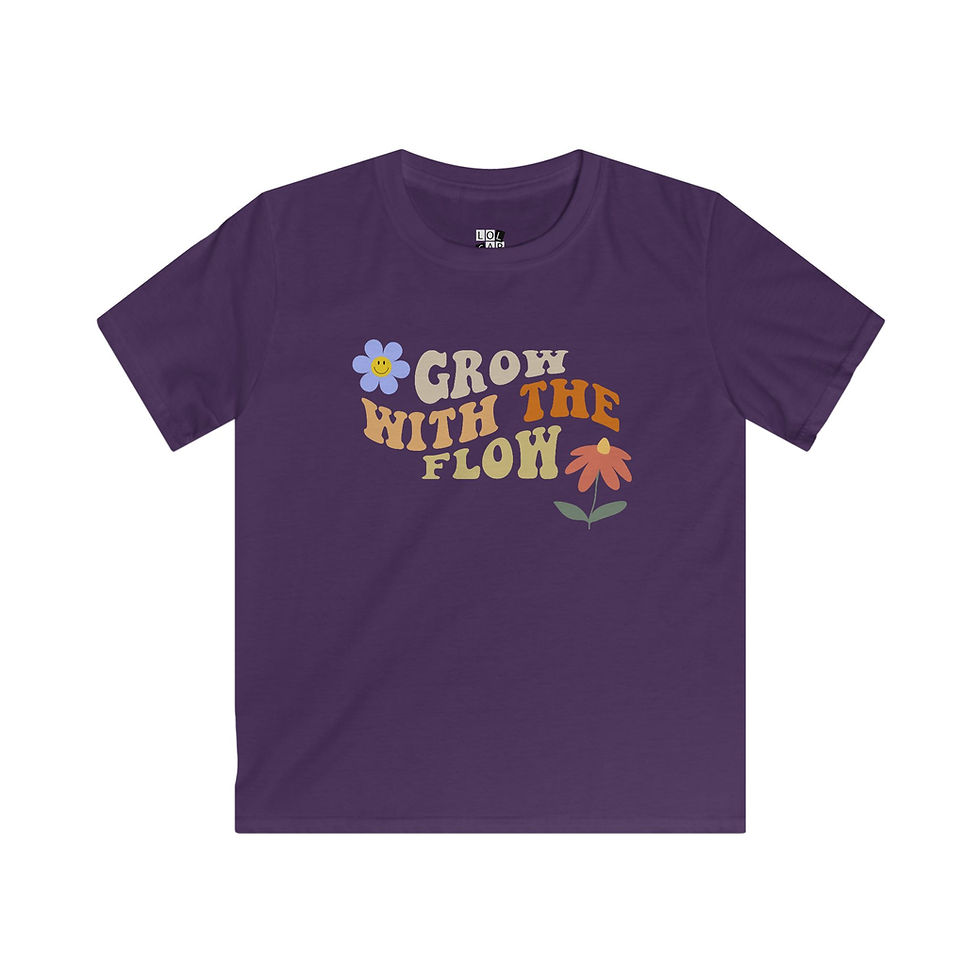 Thumbnail: Youth Grow with the Flow Groovy Soft-Style Shirt