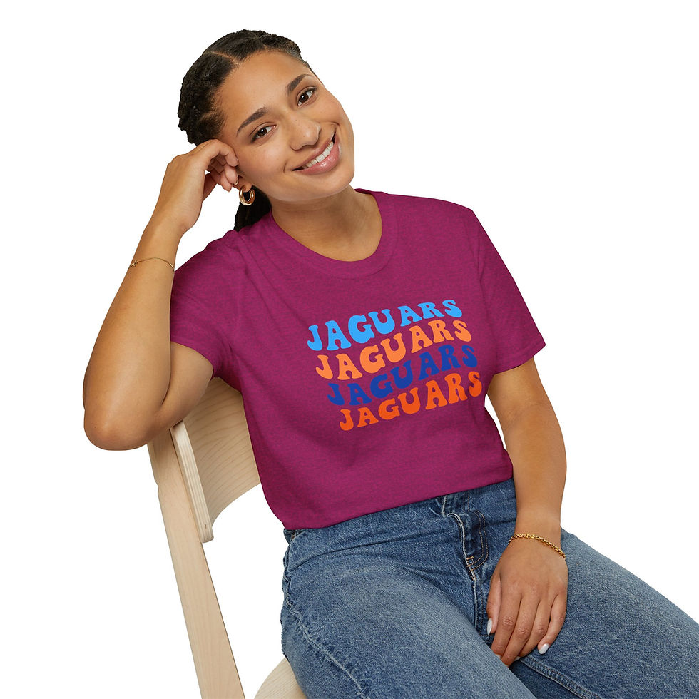 Thumbnail: Unisex Jaguars Groovy Soft-Style Shirt