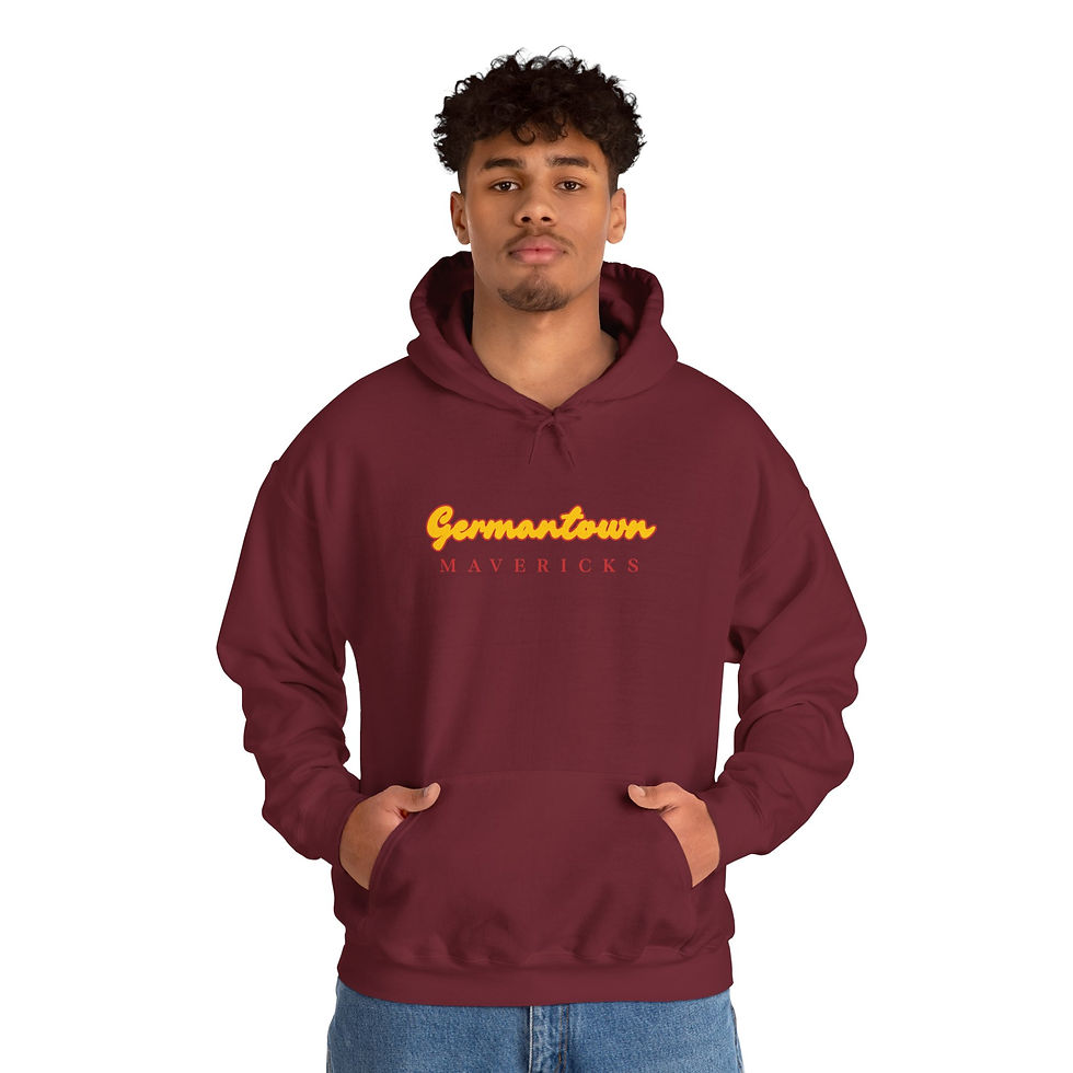Thumbnail: Unisex Germantown Mavericks Heavy Blend Hoodie