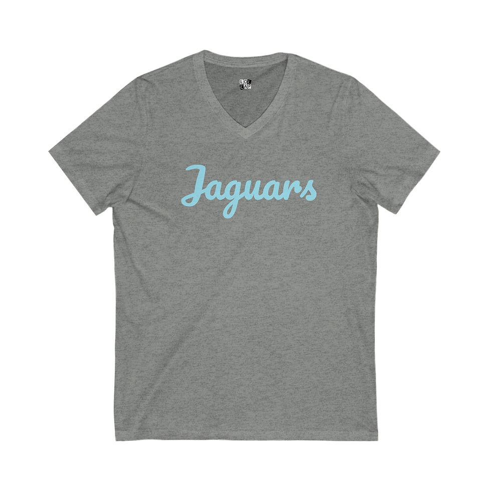 Thumbnail: Jaguars Unisex Short Sleeve V-Neck Shirt