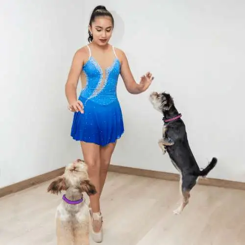 dancing with dog