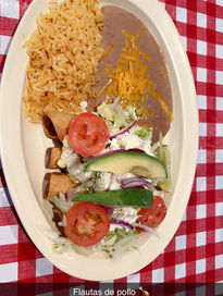 Flautas de pollo