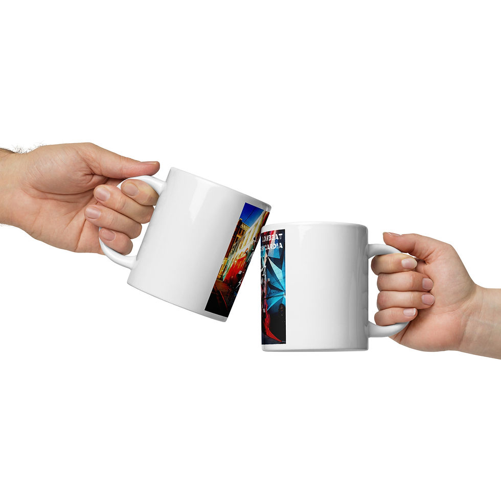 Thumbnail: "Tachycardia" White glossy mug