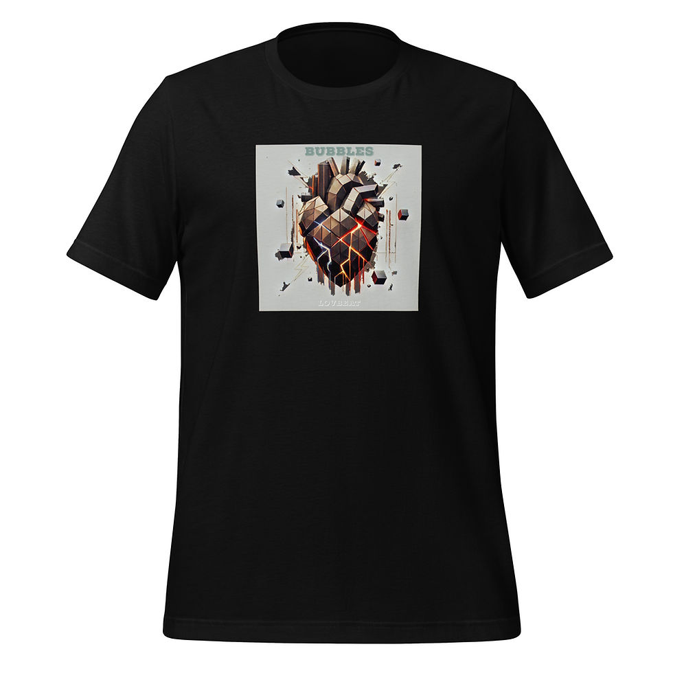 Thumbnail: "Bubbles" Lovbeat Tachy Collection Unisex staple eco t-shirt