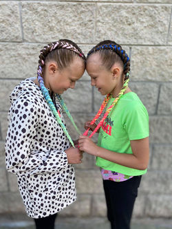 Boxer braids for TWO