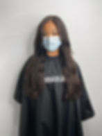 After installing the wefts