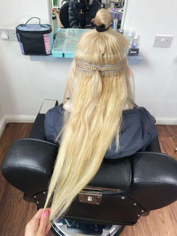 Clean, neat cornrow braids