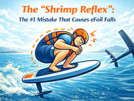 The “Shrimp Reflex”: The #1 Mistake That Causes eFoil Falls