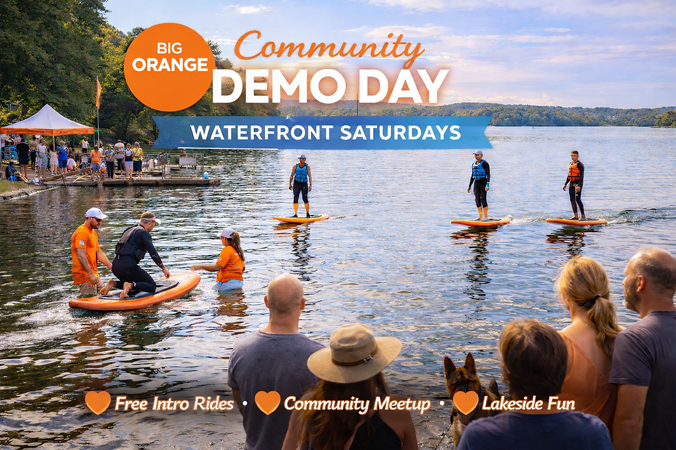 Saturday Waterfront Meetup at Harris Lake — Connect, Ride & Unwind