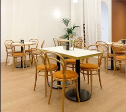 Final location a fancy London Cafe