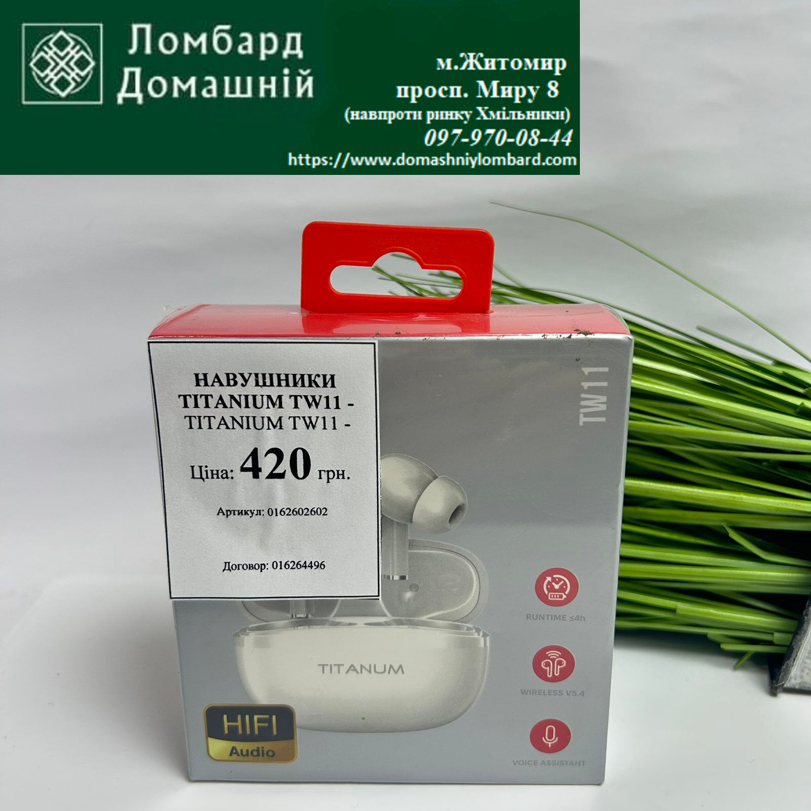 Навушники TITANIUM TW11