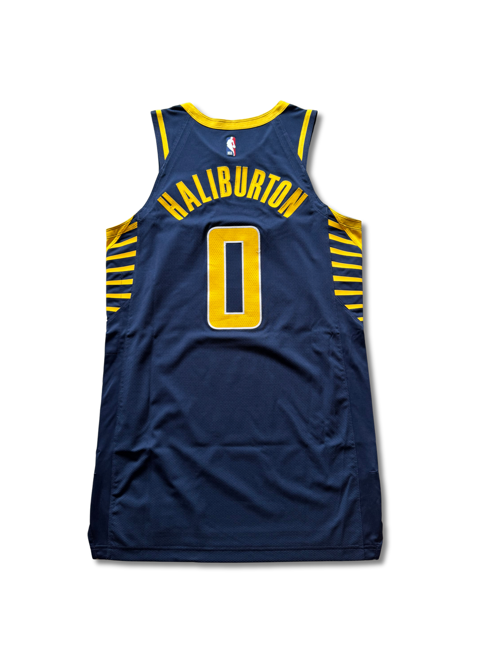 Tyrese Haliburton 2022-2023 Pacers Icon Edition NBA Game Used Jersey back view Ted Jersey Collection 球員實戰等級備用款 代購 拍賣 顧問 