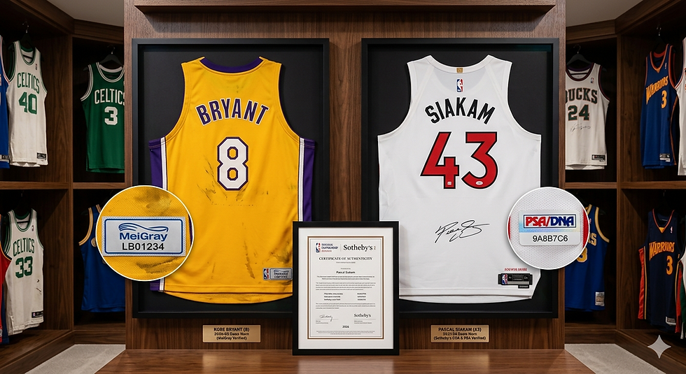 【Collector Guide】How to Start Collecting NBA Game-Worn Jerseys? 3 Essential Tips for Beginners on Authentication and Purchasing