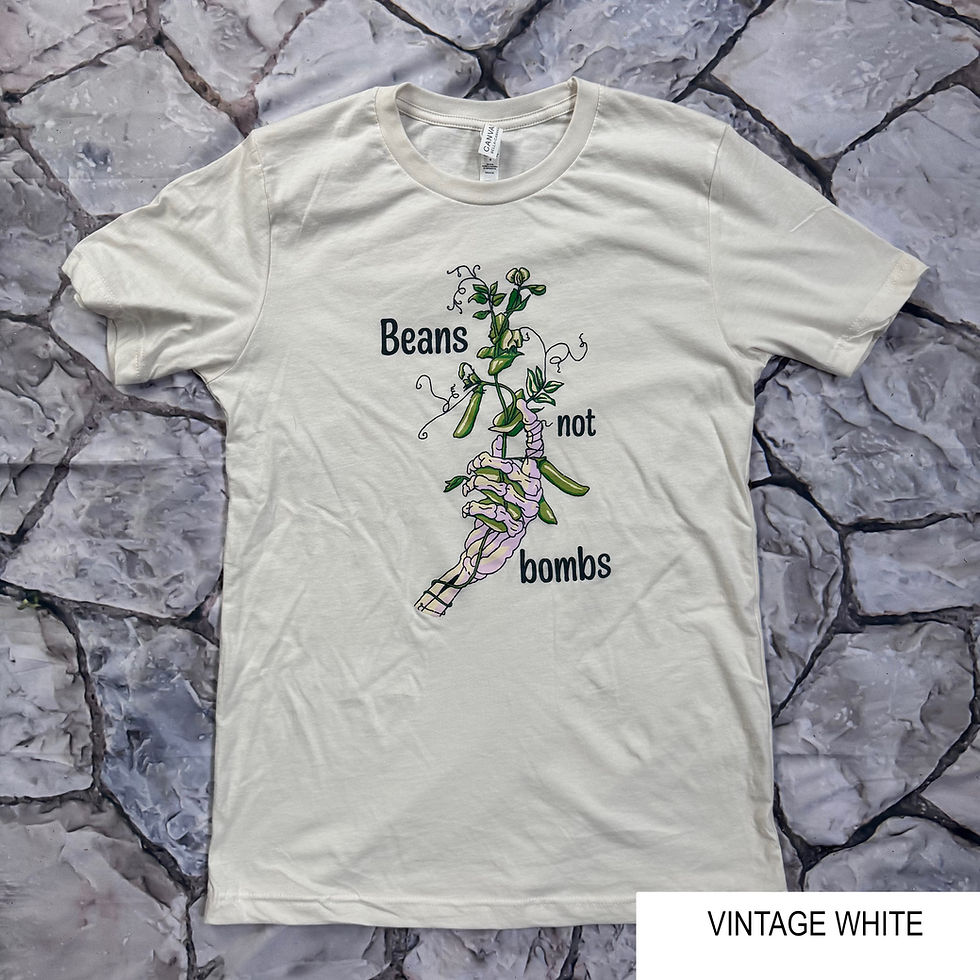 Thumbnail: Beans Not Bombs Tee