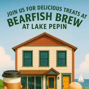 Bearfish Brew, a coffee house in Pepin, WI on the West Coast of Wisconsin