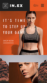 Mode & skønhed hjemmesideskabeloner – Sportstøj til kvinder