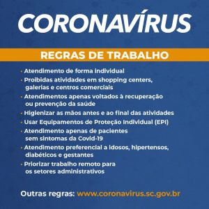 Regras de Trabalho