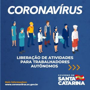 Liberação de atividades para trabalhadores autônomos