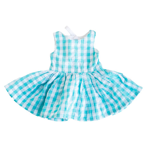 princess polly baby blue dress Lil Cactus Baby Dress  Blue Gingham Crawfish Smocked Dress