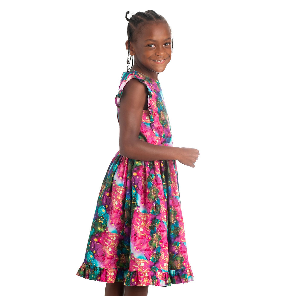 Thumbnail: Paint Splatter Twirl Dress