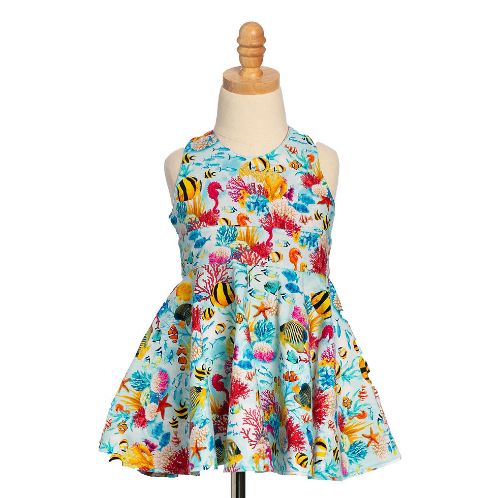 Thumbnail: Under the Sea Cross Back Dress