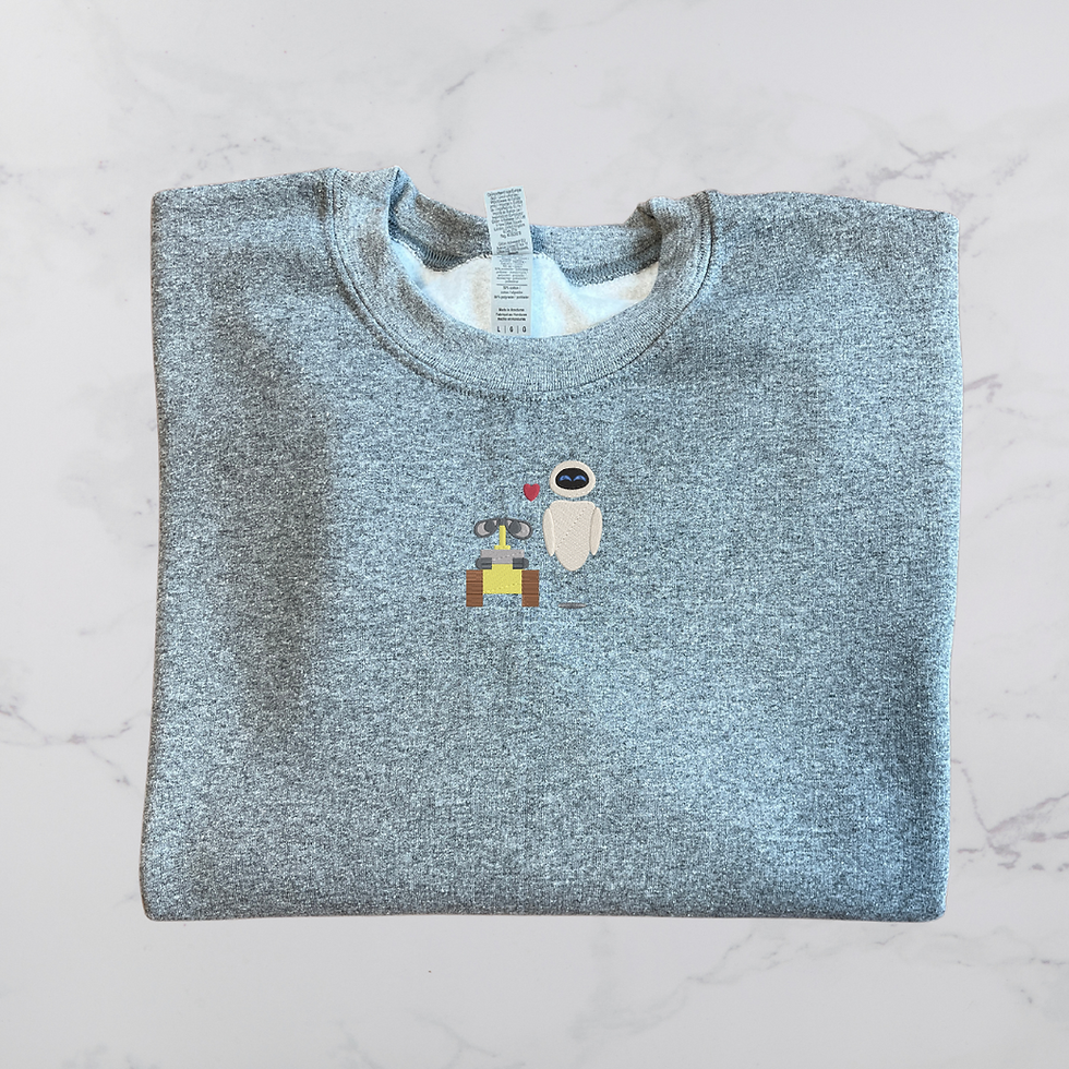 Thumbnail: Walle and Eve Inspired Sweatshirt, T-Shirt, Hoodie, Quarter Zip