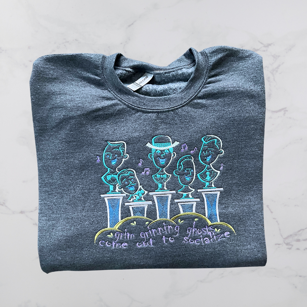 Thumbnail: Grim Grinning Ghosts Haunted Mansion Inspired Sweatshirt