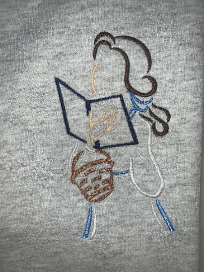 Thumbnail: Belle inspired in Blue Sweatshirt
