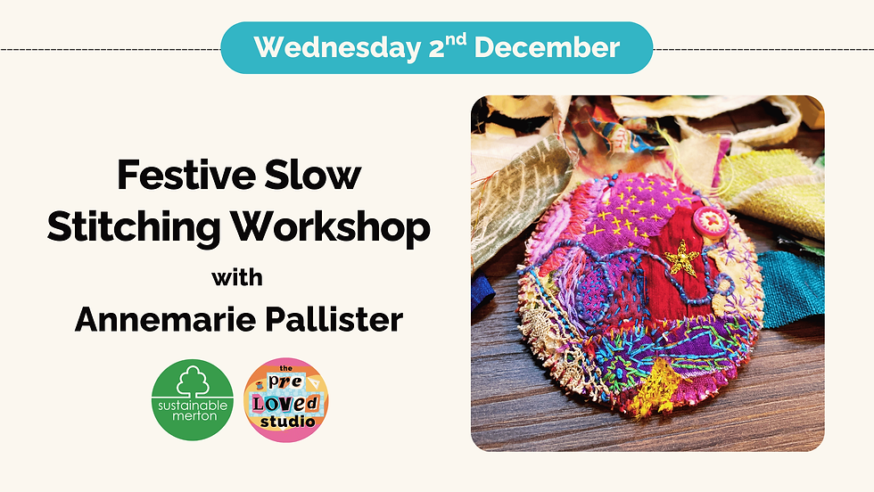 Festive Slow Stitching: Make Your Own Handmade Decoration