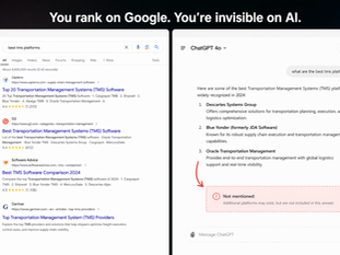 Your Logistics Software Buyers Are Researching on AI. Is Your Content in the Answer?