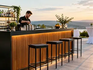Barmöbel für Events mieten: Stil, der wirkt