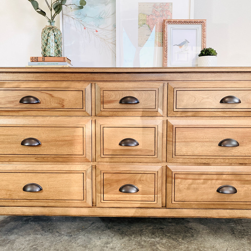 Thumbnail: Toots - Pecan 9 Drawer Dresser