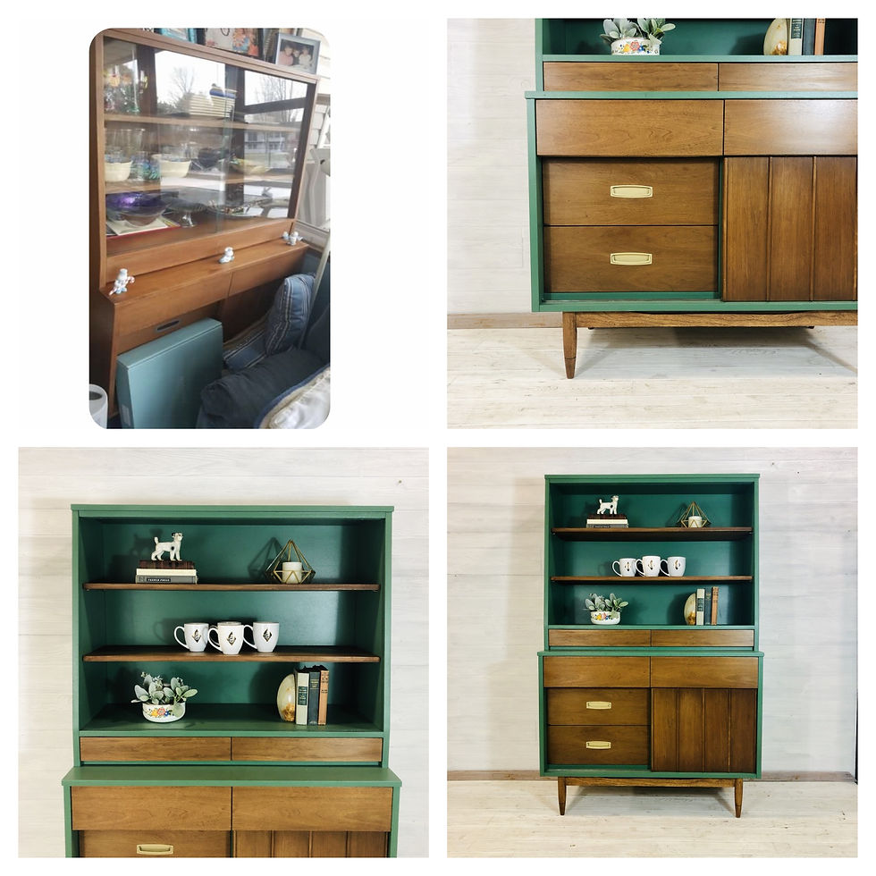 Kale Green MCM Hutch