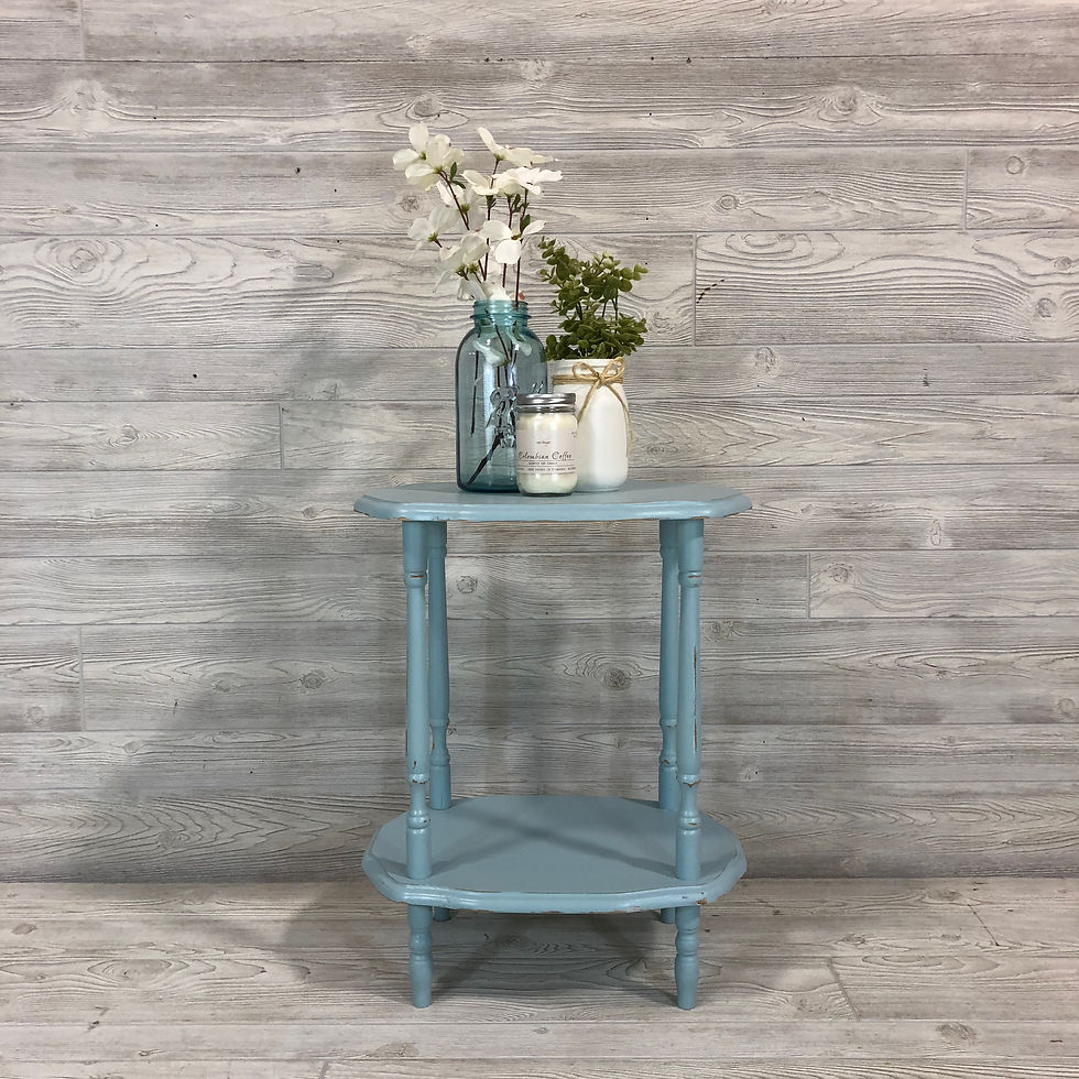 Blue Accent Table
