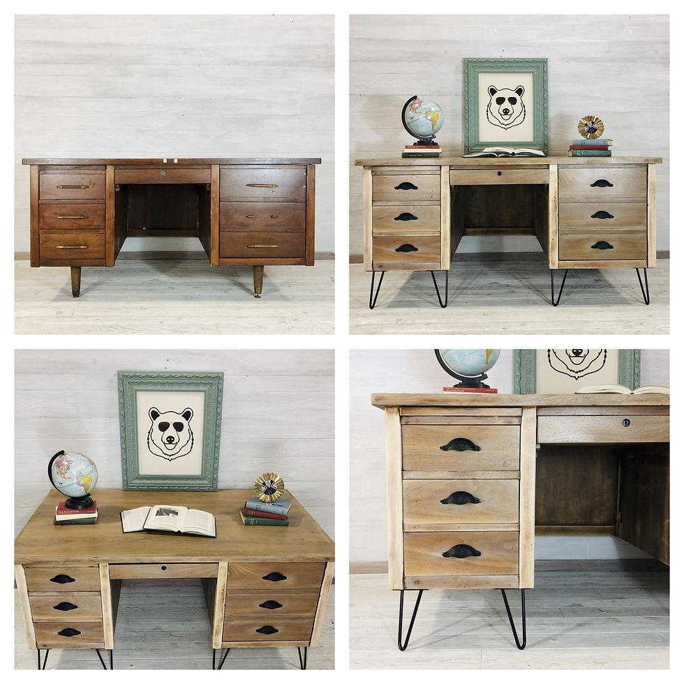 White Washed Desk