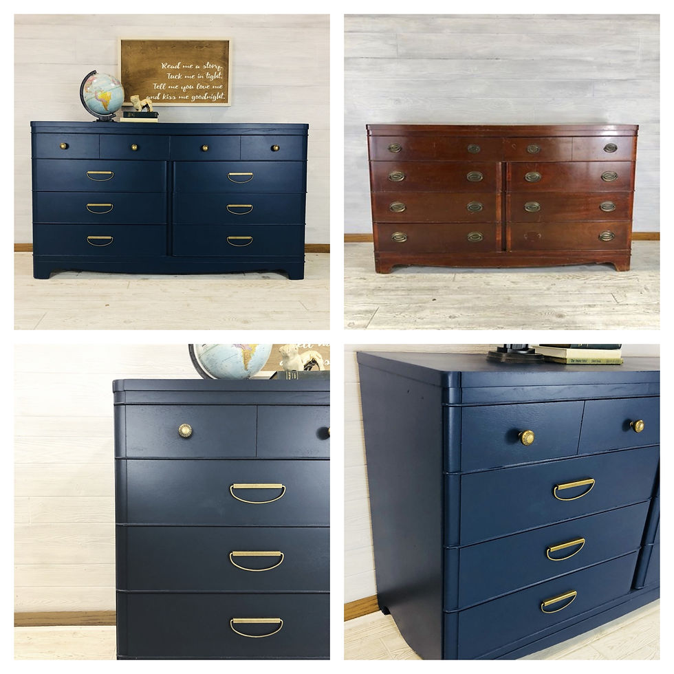 Custom Blue Dresser