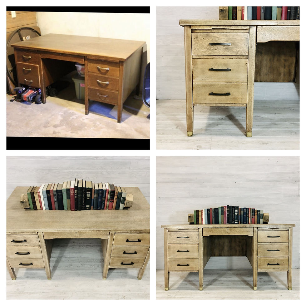 White Washed Desk
