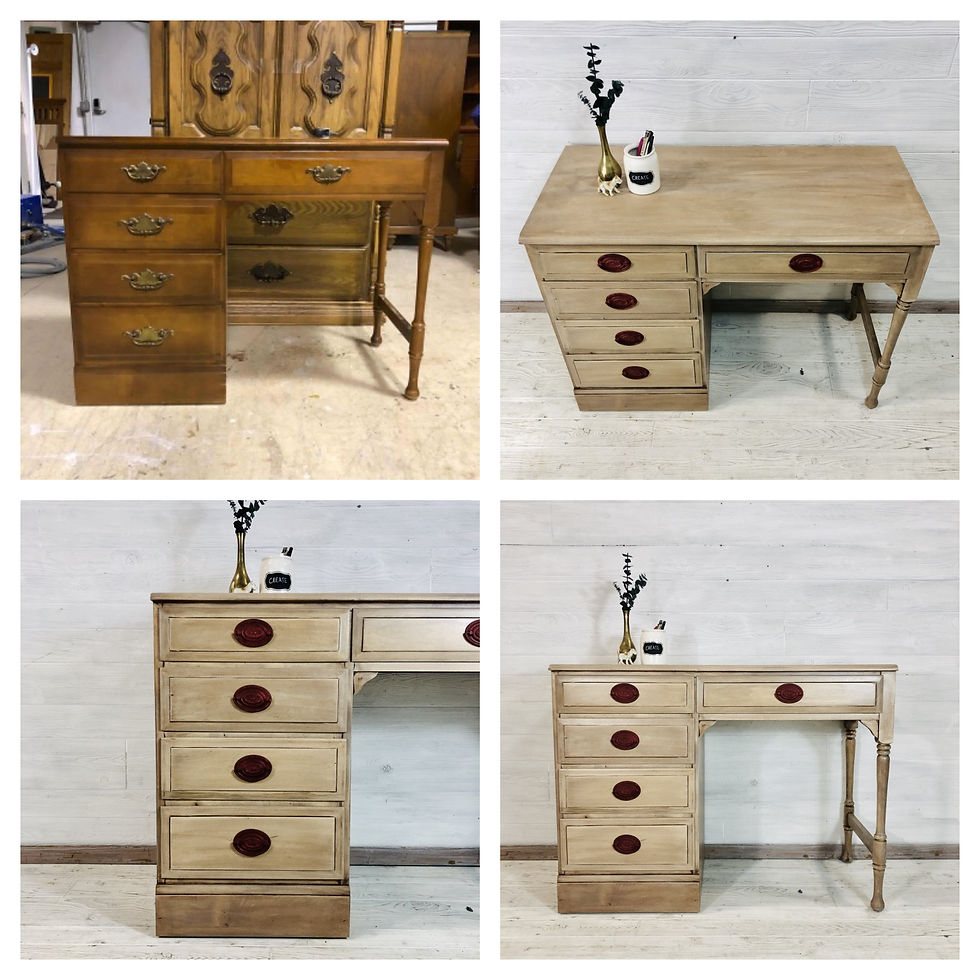 White Washed Desk