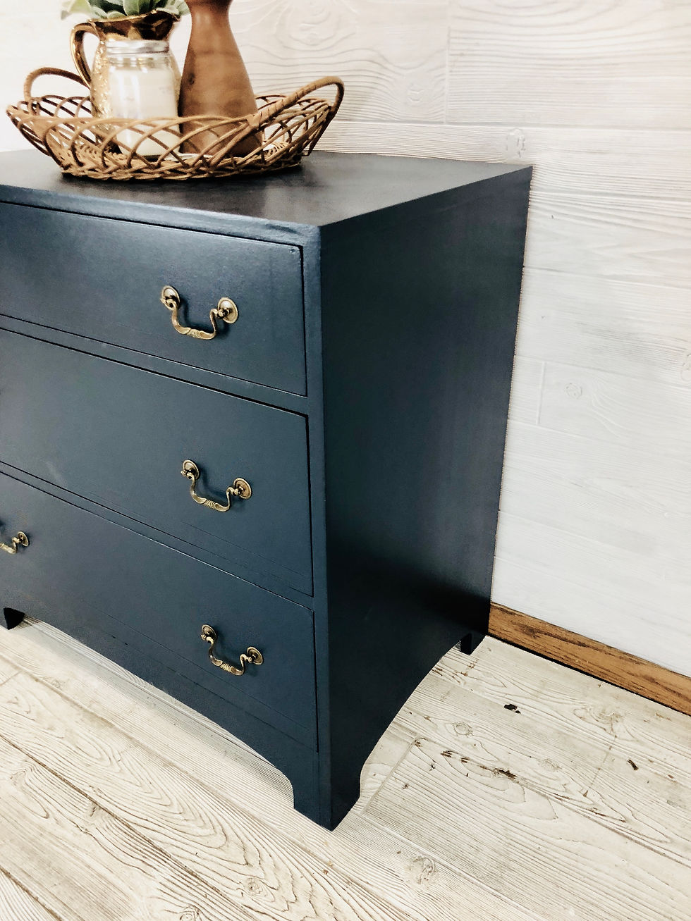 Thumbnail: Custom Navy Chest of Drawers