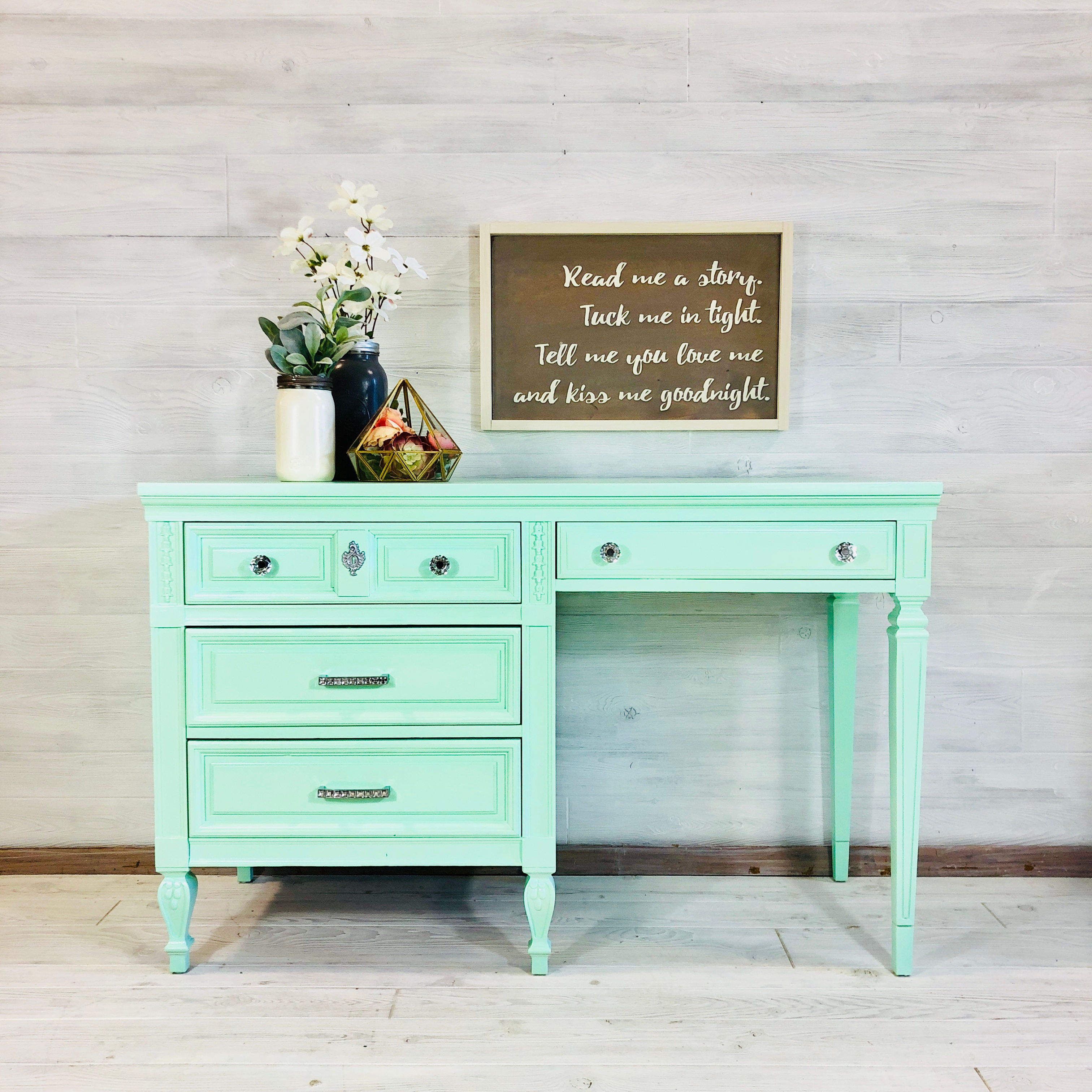 Mint Writing Desk