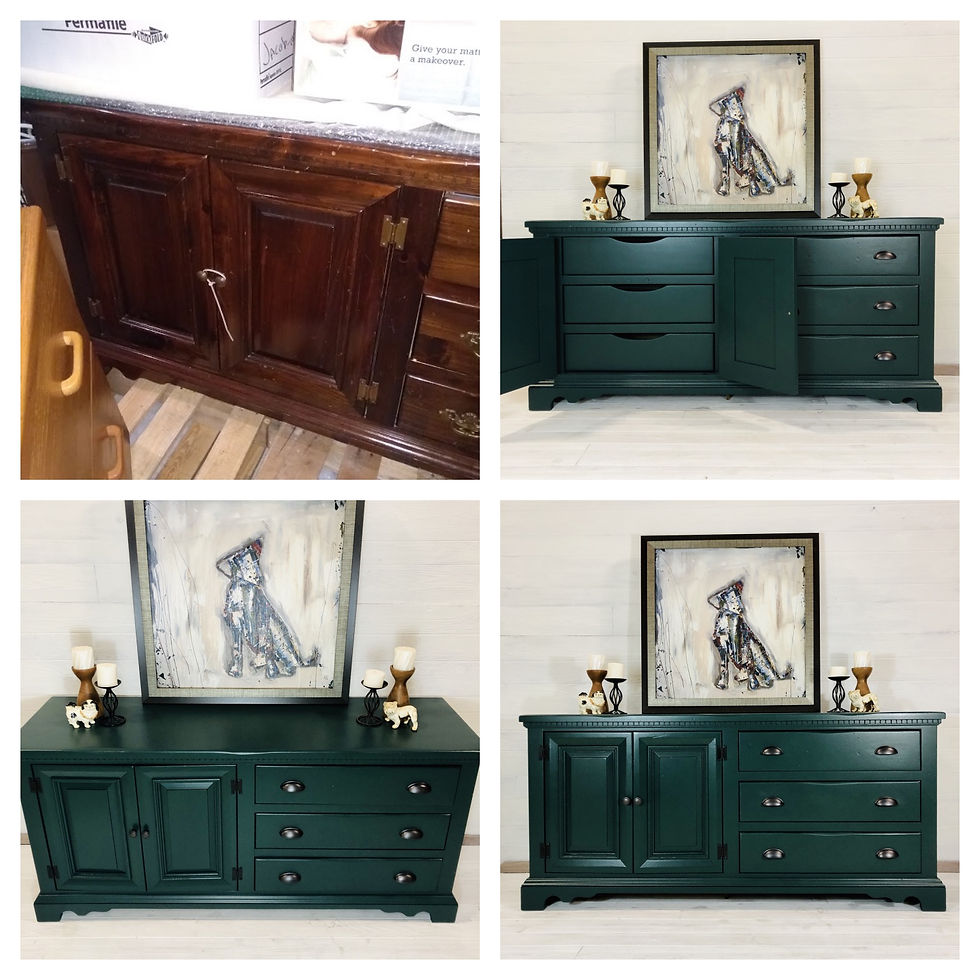 Custom Peacock Entertainment Center