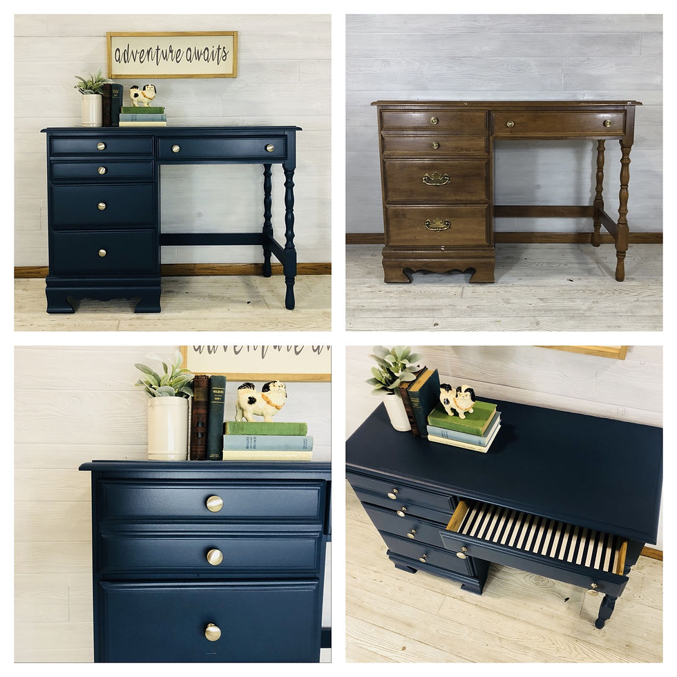 Coastal Blue Desk